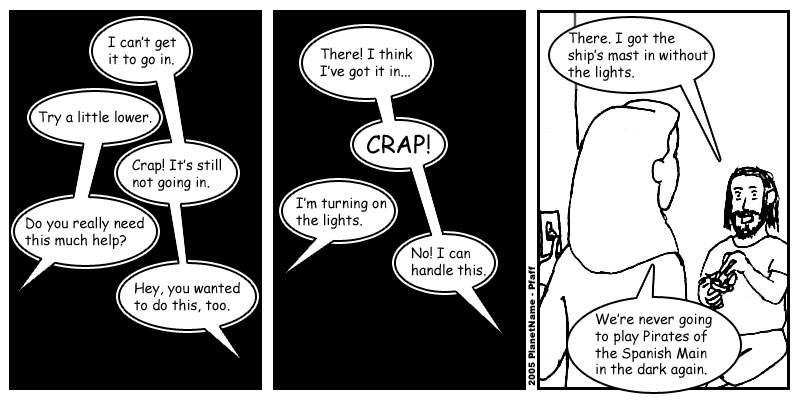 A Gamer's Honeymoon, August 2nd, 2005, PlanetName