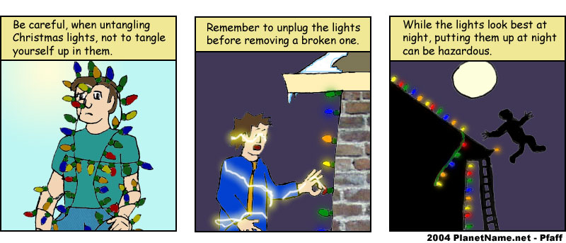 Christmas Lights Lessons, 12-03-2004, PlanetName
